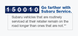 Go farther with Subaru Service.